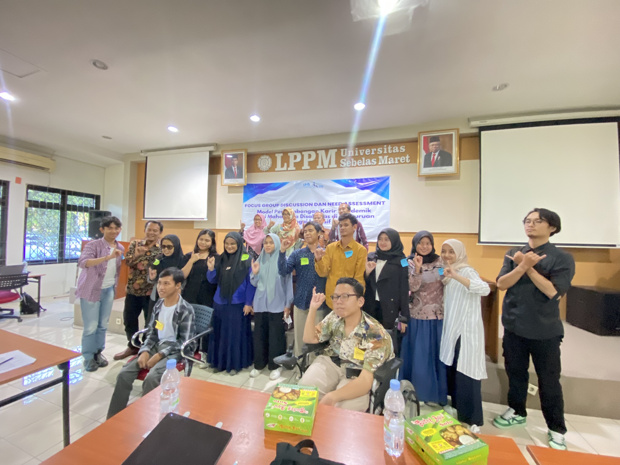 PSD LPPM UNS Gelar FGD dan Need Assessment Model Pengembangan Karir Akademik bagi Mahasiswa Disabilitas