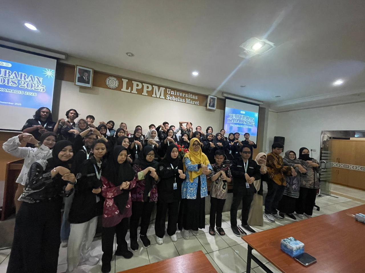 PSD LPPM UNS Perkuat Kepemimpinan Mahasiswa Disabilitas melalui Pelantikan Pengurus IKAMADIS 2026