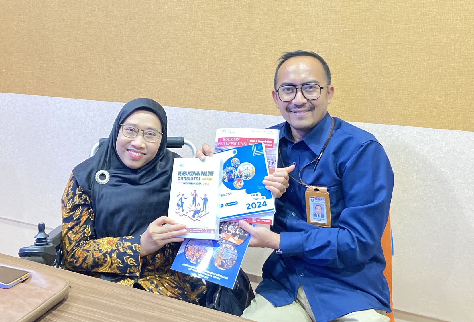 PSD LPPM UNS Terima Kunjungan Telkom University untuk Studi Tiru dan Benchmarking Layanan Disabilitas