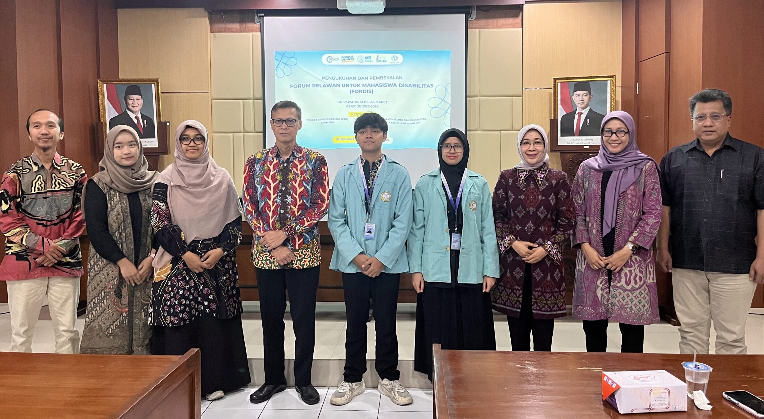PSD LPPM UNS Kukuhkan Forum Relawan Mahasiswa Disabilitas (FORDIS UNS) 2026